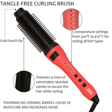 Load image into Gallery viewer, Sylkvia Tangle-Free Curling Brush and Volumizer